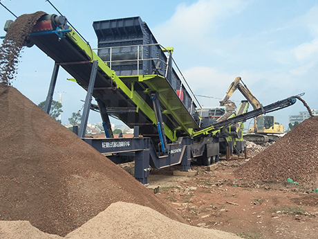 移動（dòng）式建築垃圾處理（lǐ）設備在（zài）荊州（zhōu）資源化率達95%