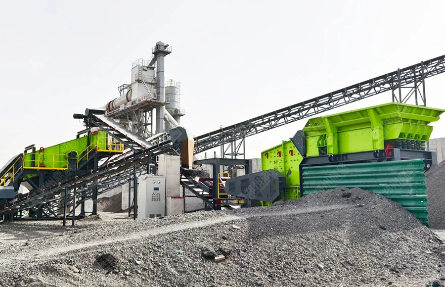 寧夏時產200噸移動（dòng）式建築垃圾生產線