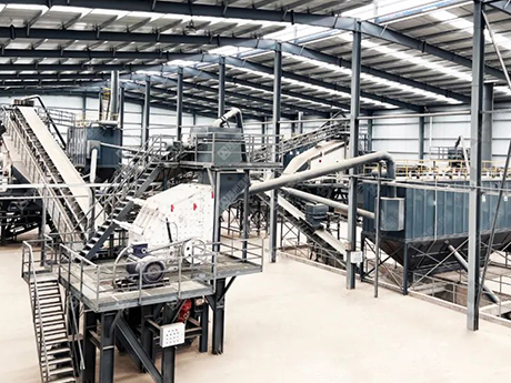 山（shān）西年處理50萬噸建築固廢資源化EPC總包（bāo）項目即將正式投產