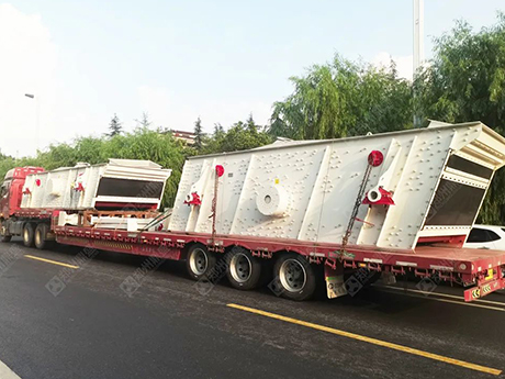 發貨忙—山西省河津市建築固廢資源化項目全套裝備如期抵達現場