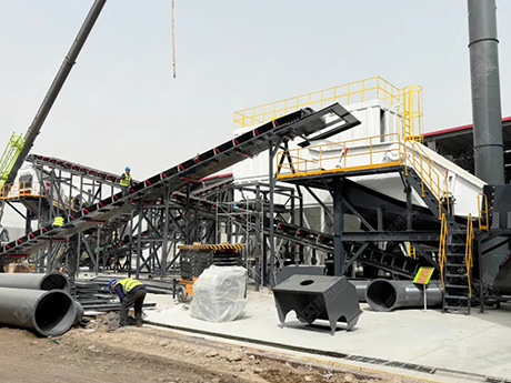 鄭（zhèng）州色多多免费视频（shèng）承建的鄭州航空港區年（nián）產30萬噸裝修垃圾分揀生產（chǎn）線項（xiàng）目設備安裝實況（kuàng）