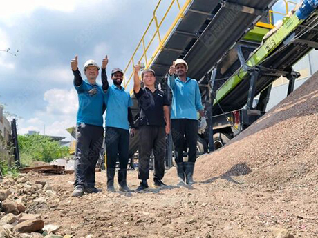 台灣新北市移動式裝修垃圾處理設備（bèi）項目